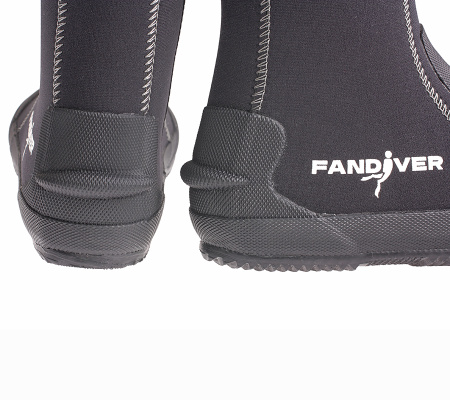 Боты FanDiver S1 5мм (EU 46 RU 44-45; Черный; Унисекс)